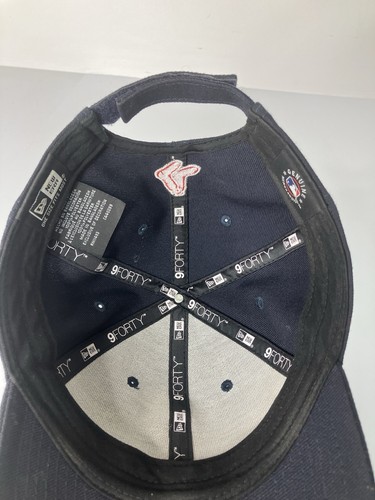 New Era Boston Red Sox Hat 9Forty MLB Adjustable Cap Blue/Navy - Picture 9 of 13