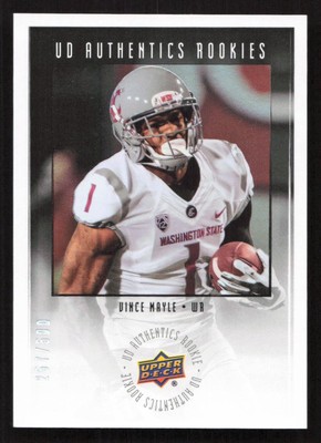 2015 Upper Deck Vince Mayle Authentics Rookies #/500 #UA-64 Card