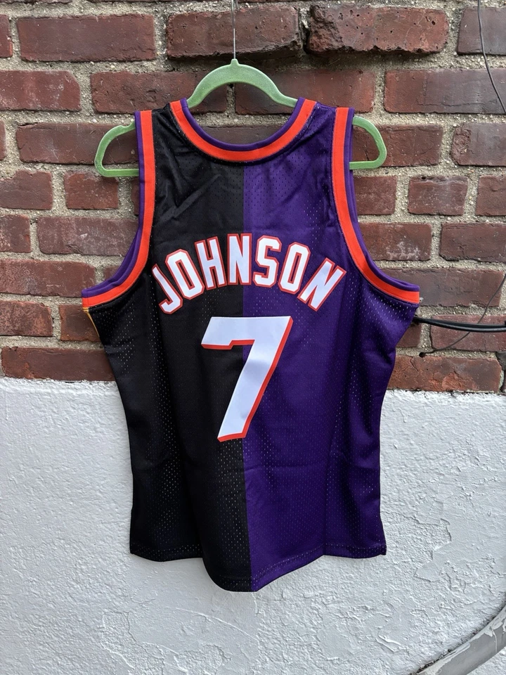 Phoenix Suns Kevin Johnson Mitchell & Ness NBA Swingman Jersey Men’s Large New - Image 2 of 4