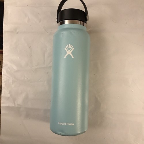 Hydro Flask 40oz Wide Mouth Water Bottle Teal Stainless Steel Attached Lid Wide - Picture 1 of 1