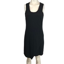 FIFTEEN TWENTY Black Sleeveless Asymmetrical Hem Tank Dress Size Medium