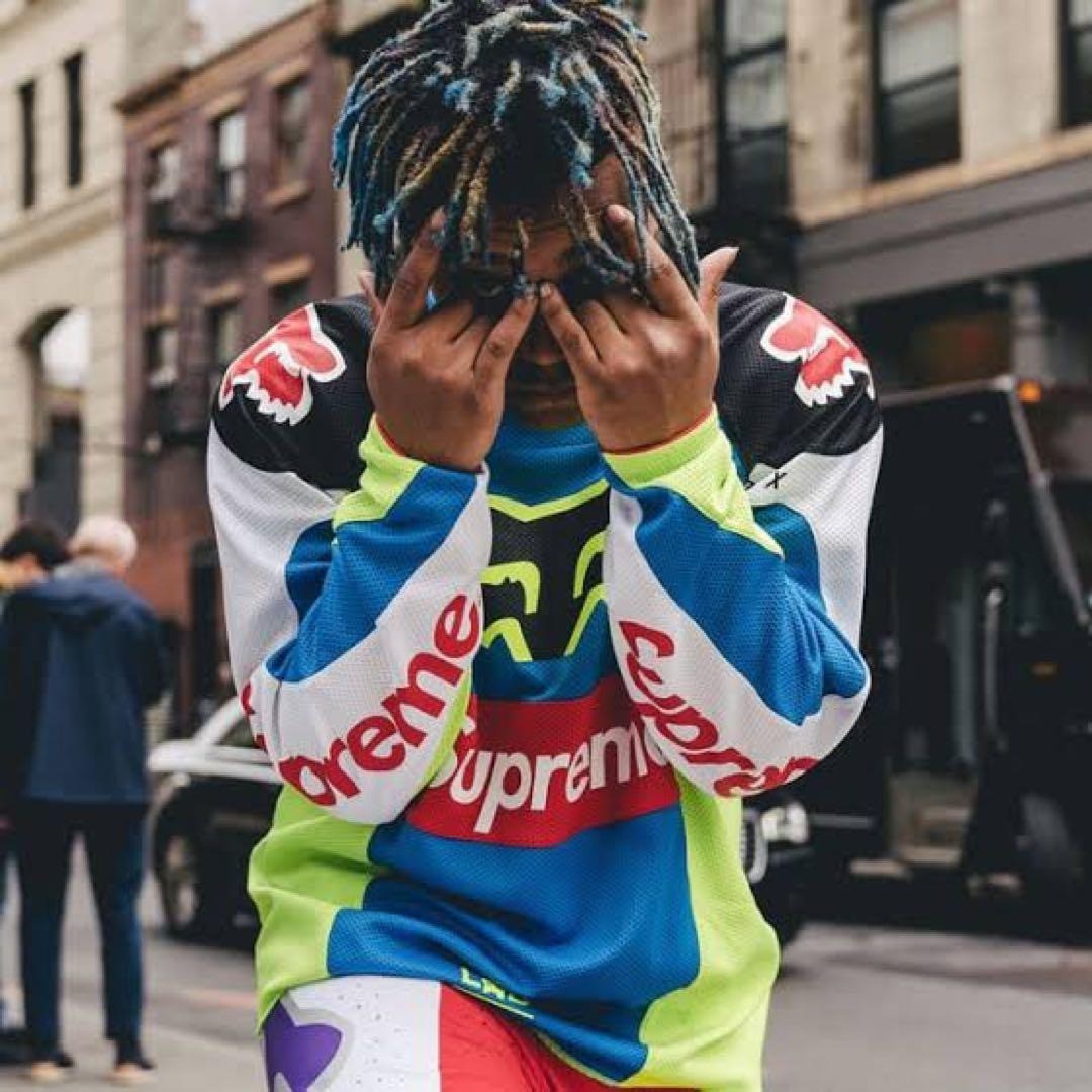 Supreme SS18 Fox Racing Moto Jersey 新品 Supreme Fox Racing Moto Jersey Top Multicolor Men's - SS18 - US