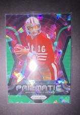 2025 Panini Prizm - Prizmatic Joe Montana #5 Green Ice Prizm