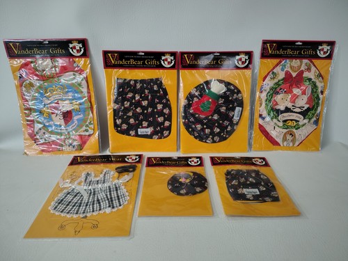 Paket 7 Muffy Vanderbear Kleidung Schals 1997 & Zubehör Urlaub Weihnachten - Bild 1 von 10