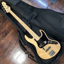 Electric Bass Guitar ESP AMAZE-AS Gig case 4 String Right-Handed USED