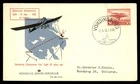 Mayfairstamps Denmark FDC 1956 Aircraft Ellehammer Flight Route First Day Cover