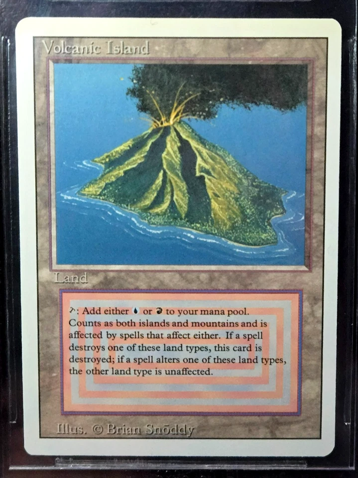 Volcanic Island BGS 9.5 GEM MINT - Quad 9.5 + 10 sub - Revised 3rd Edition MTG - - Image 3 of 4