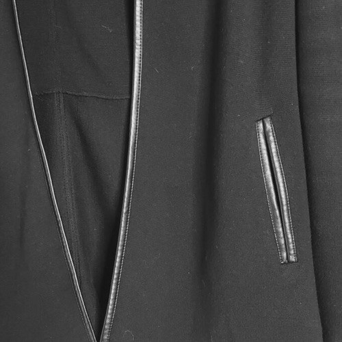 Talbots Strickjacke Damen Plus 1X schwarz Kunstlederbesatz Taschen vorne offen - Bild 20 von 20