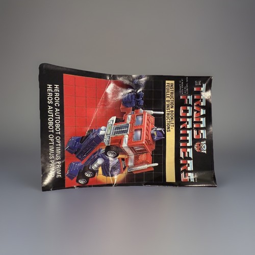 Transformers Optimus Prime: Hasbro 1984 Vintage In Original Box With Manual - Picture 20 of 24