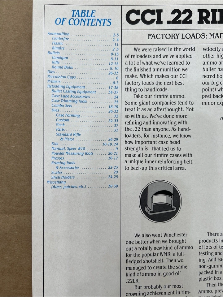 1981 CCI, SPEER, RCBS CATALOG - Image 2 of 2