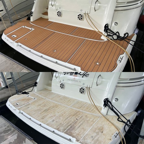 2000-2003 Cruiser Yachts 3870 express Cockpit Swim platform 1/4"6mm EVA floor - Picture 11 of 24