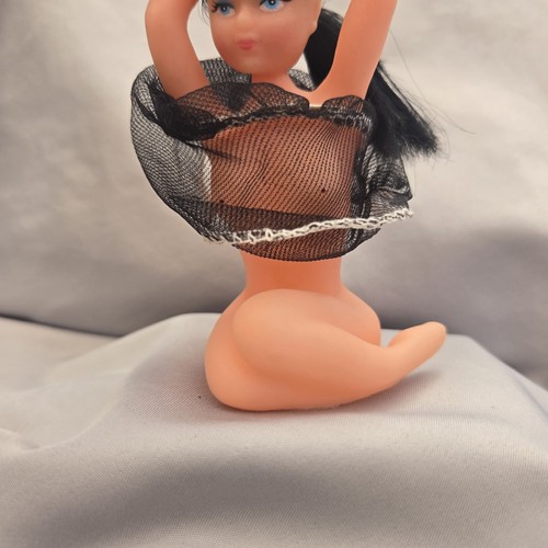 De Colección Risqué Tablero Pinup 4" Muñeca Desnuda Morena Camionero Adulto Juguete Lencería Años 60 - Imagen 12 de 20