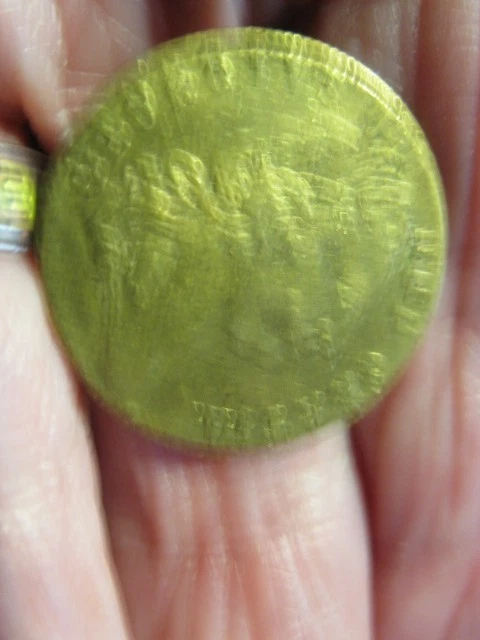 COLONIAL LARGE SPADE GUINEA TOKEN 1798 GEORGE III HARD DATE - Image 2 of 2