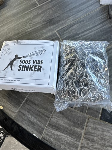 Sous Vide Sinker Gewicht 1,2 Pfund Edelstahlkette schwimmend 13" x 13" 535 g