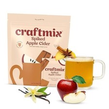 Spiked Cocktail  Mocktail Drink Mixer, Skinny Mixes - Pack of 12 Apple Cider