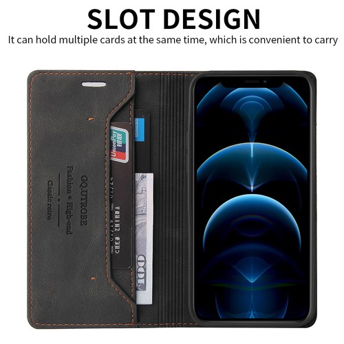 Leather Flip Stand Shockproof Wallet Case For iPhone 16 Pro Max 15 Plus 14 13 12 - Picture 2 of 16
