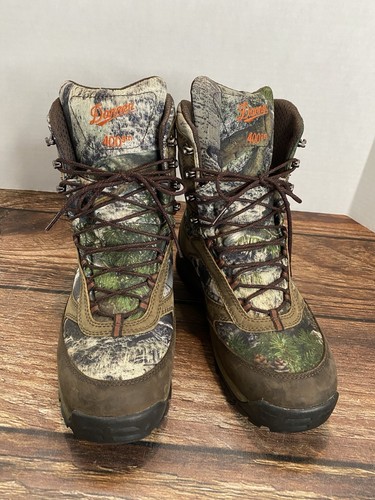 Danner Men`s Boots #46229 High Ground Moss Oak Realtree 400g 8" Height Sz 8 - Picture 2 of 5