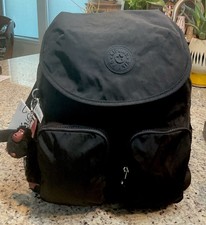 Mochila para mujer KIPLING negra Fiona Kl9015 negra tonal-Monkey Davina precio de venta sugerido por el fabricante $114
