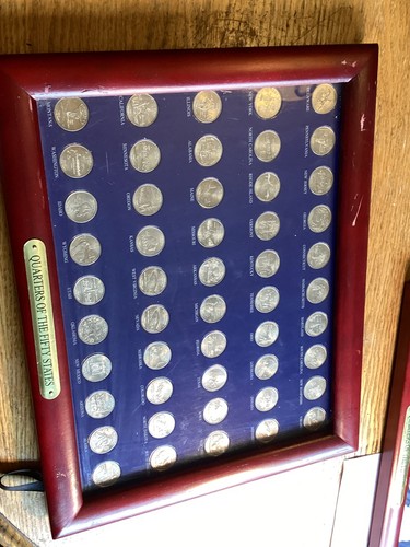 Quarters Of The Fifty States USA Framed 2 sets - Picture 5 of 15