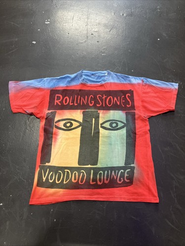 Vintage Rare 90s 1994 Rolling Stones Voodoo Lounge Tour Concert Brockum Shirt XL