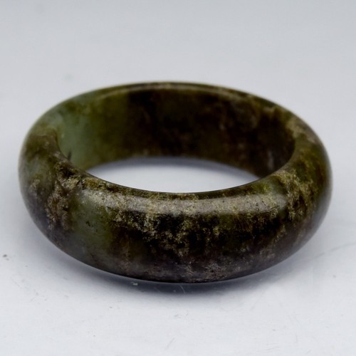 💎 20.24ct Natural Medium Green Jade - Untreated Myanmar Gem Ring Size 7.5