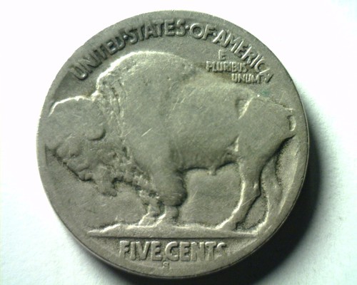 1923-S BUFFALO NICKEL ABOUT GOOD / GOOD AG/G NICE ORIGINAL COIN 99c SHIP - Picture 2 of 2
