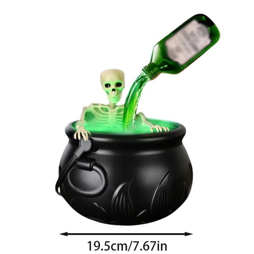 Adornos de escritorio decorativos de Halloween bruja niebla caldero flotante 5 ml - Imagen 2 de 16