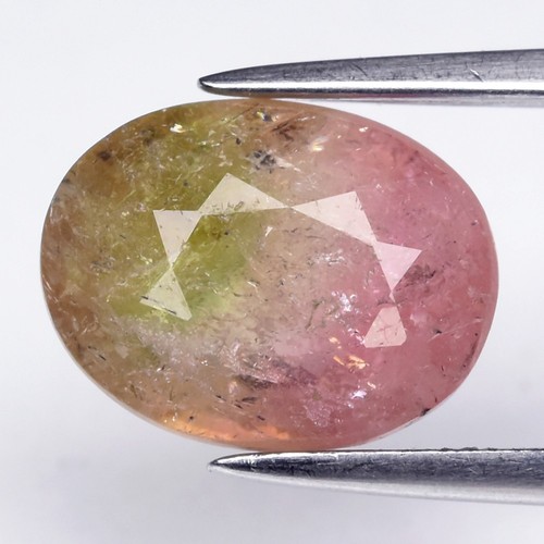 💎 1.85ct 8.5x6.5mm Oval Natural Bi Color Tourmaline - Unheated, Mozambique Gem