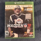 Madden NFL 18: G.O.A.T. Edition (Microsoft Xbox One, 2017) CIB Complete & Tested