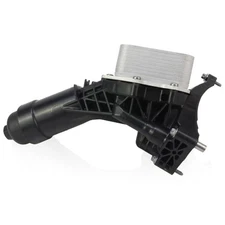 11428651710 Engine Oil Cooler Filter Housing with Oil Cooler Sensors & Gasket...
