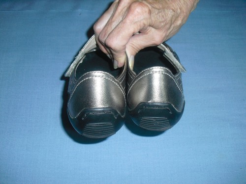 Ros Hommerson Chelsea Mary Jane Zinn Leder Komfort Größe Schuh 8,5 SS schmal - Bild 4 von 5
