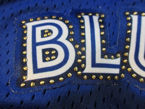 TORONTO BLUE JAYS CONCEPTS FANATICS WOMEN SEWN & STUDDED JERSEY MESH SHIRT XS - Picture 4 of 13