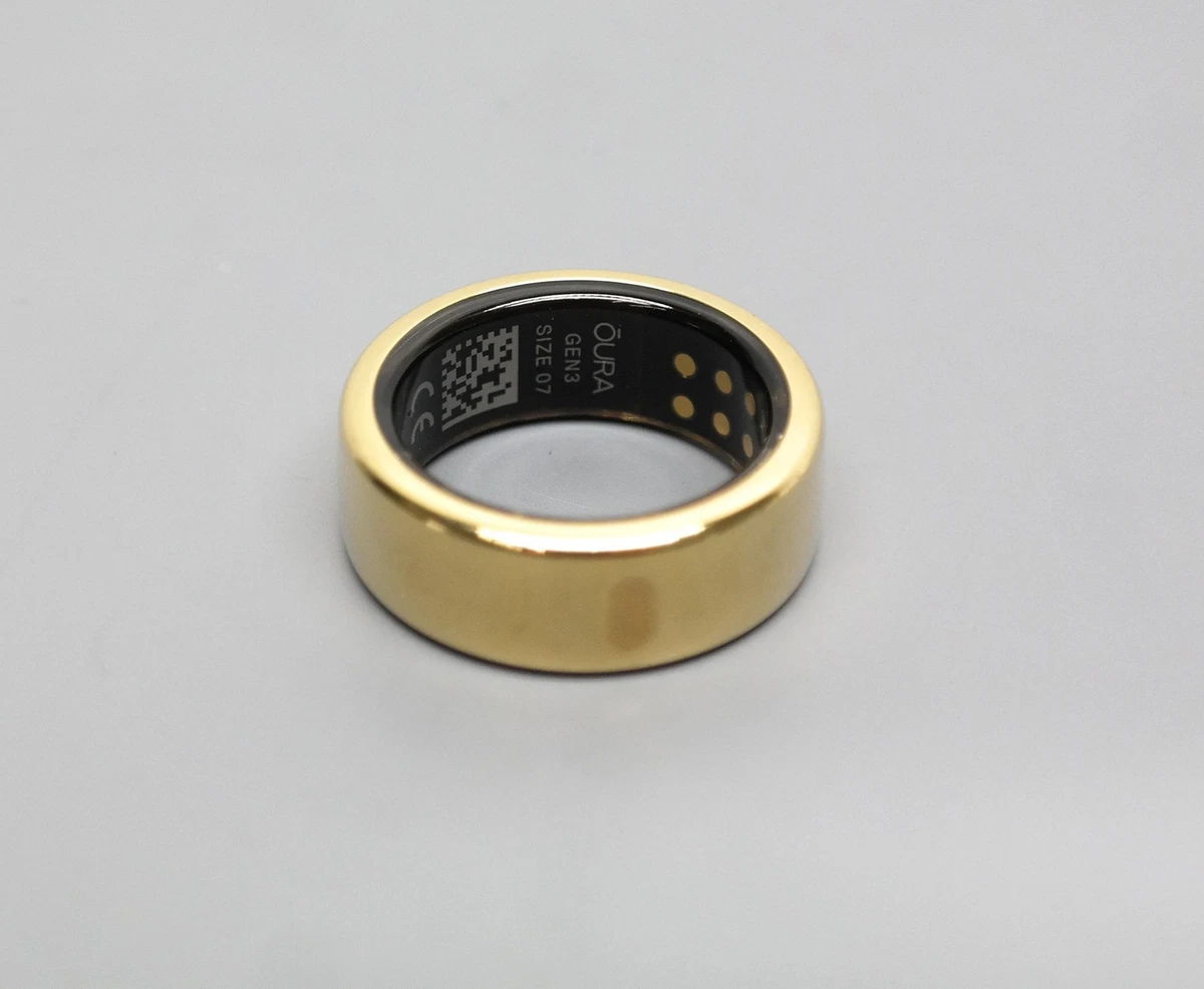 Oura Ring Gen3 Horizon Smart Ring – Größe 7 – Gold NEU Aktivitätstracker
