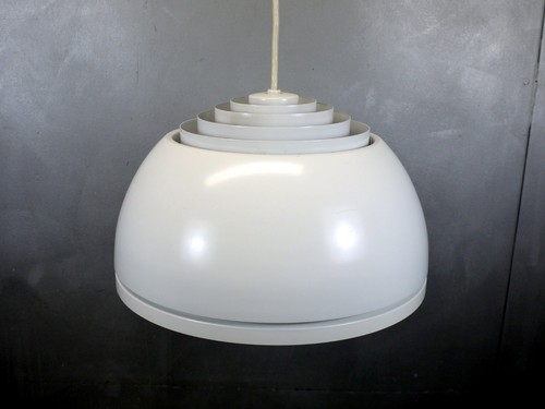 VTG Panton ERA Louvered MoD LIGHTOLIER White Dome Pendant Ceiling Light LAMP McM - Picture 7 of 20