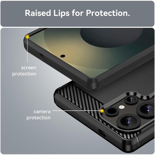 Hülle Carbon für Samsung Galaxy S25 Ultra Schutzhülle Handy Case Handyhülle - Bild 2 von 10