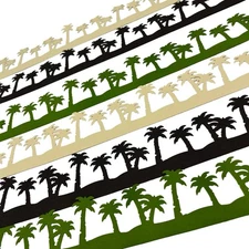 Creative Memories Palm Trees  12” Die Cut Cardstock Border Shapes, 6 Pieces