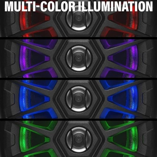 Boss Audio Systems MRGB55B 2-Wege Koax Lautsprecher 13,3cm + RGB LED - Bild 6 von 10