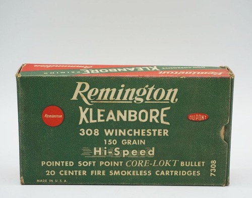 Remington Dupont 308 Winchester Cartridge Empty Box - 第 1/1 張圖片