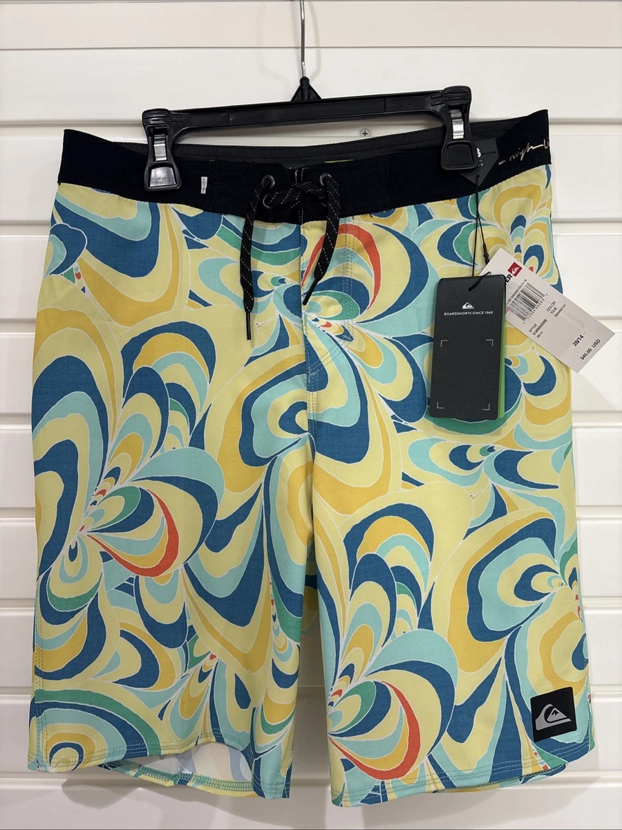 Short De Bain Quiksilver Garçon Taille 23 (8-9 Ans) - Neuf Sans étiquettes