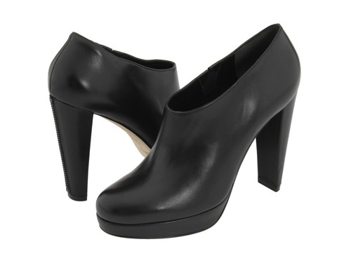 Cole Haan Air Ankle Boots Size 9.5 M Black Leather Bootie Fashion High Heel New - Picture 1 of 7