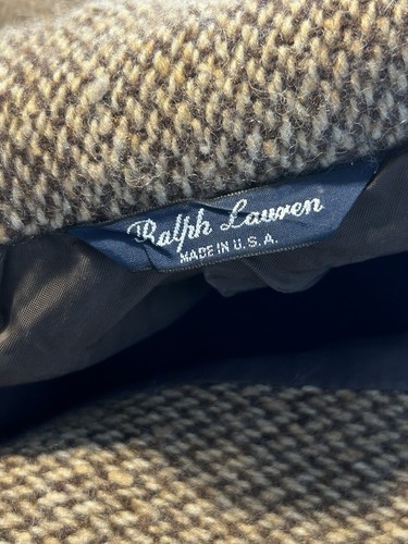 Vintage Ralph Lauren Blue Label Tweed Sport Mantel 44R - Bild 4 von 8