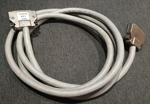 Grey Sicon Half Pitch Male to Male 2m Half Pitch Mini SCSI II Cable 59-00288