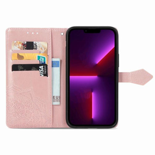 Funda billetera de cuero en relieve cubierta plegable para iPhone 16 1514 Pro Max 13 12 11 8 - Imagen 31 de 84