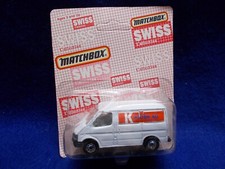 Matchbox Swiss Collection MB60 Ford Transit “KIOSK AG” Mint on Card