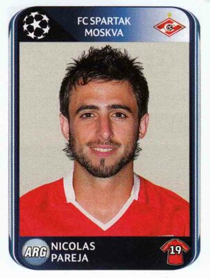 Panini Sticker Champions League 2010/2011 Nr. 384 Nicolas Pareja Spartak Moskva