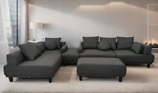 5pc modern modular sectional sofa S6315 (Custom Made Options)