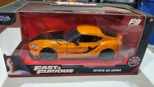 JADA 1:24 FAST & FURIOUS F9 HAN'S 2020 ORANGE TOYOTA GR SUPRA DIECAST