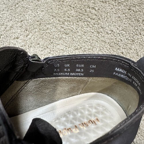 Zapatos sin cordones Soft Style by Hush Puppies “Moyen” marrón cremallera lateral talla 7,5 M - Imagen 10 de 11