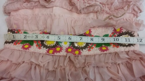 MANOUSH ROBE CENDRILLON Strapless Pink Dress Beaded Size uk 6 france 34 RRP £350 - Picture 7 of 7