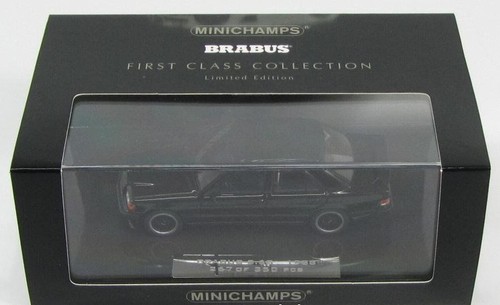 Minichamps 1989 MERCEDES BENZ 190E 3.6 S BRABUS BLACK 1:43 New Item! - Picture 4 of 4